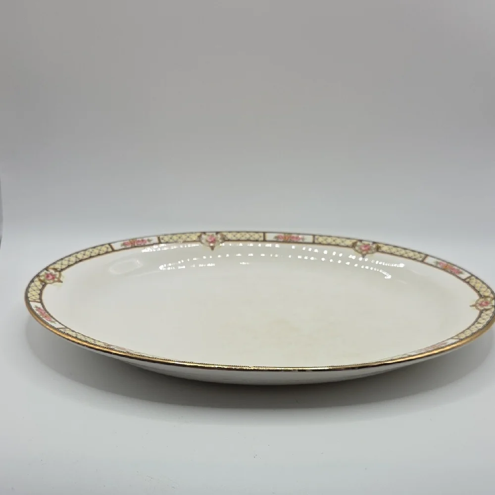 Homer Laughlin Empress Rose Lattice Platter